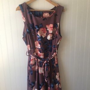Ixia Floral Dress 1X